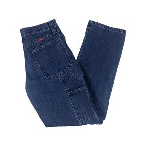 SOLD Vintage Wrangler Denim Cargo Jeans Tool Pocket Construction Painter Pants